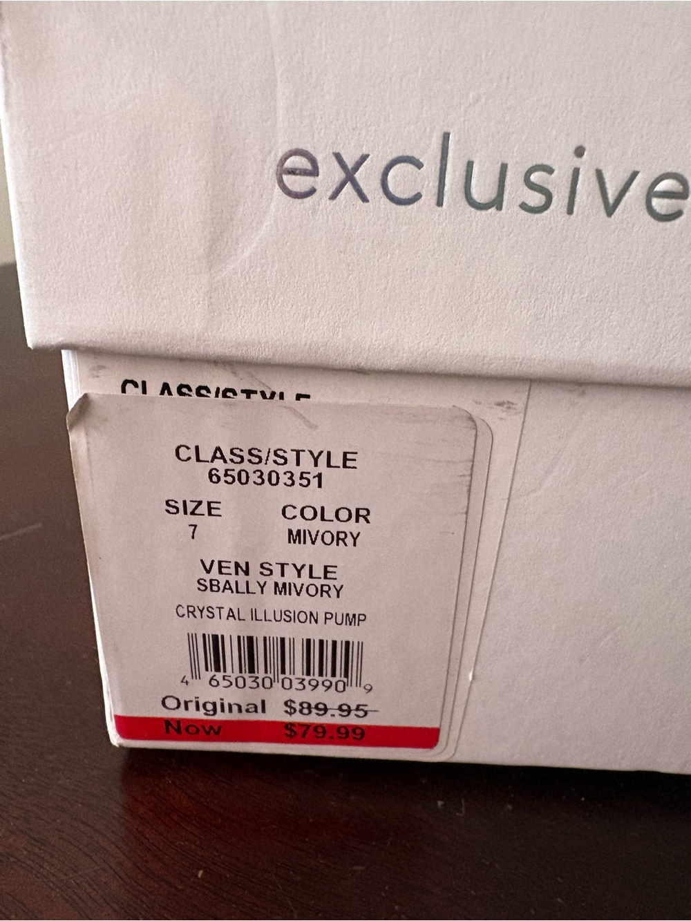 Betsy Johnson Embellished Champagne Pointed-Toe Pumps with Crystals Sz 7 - Picture 6 of 6